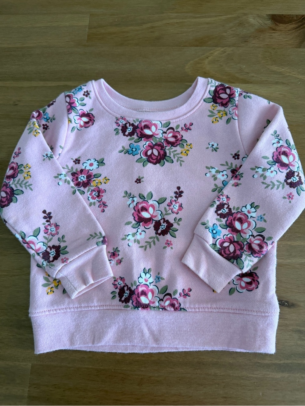 Garanimals Pink Floral Crewneck Sweatshirt Size 18M